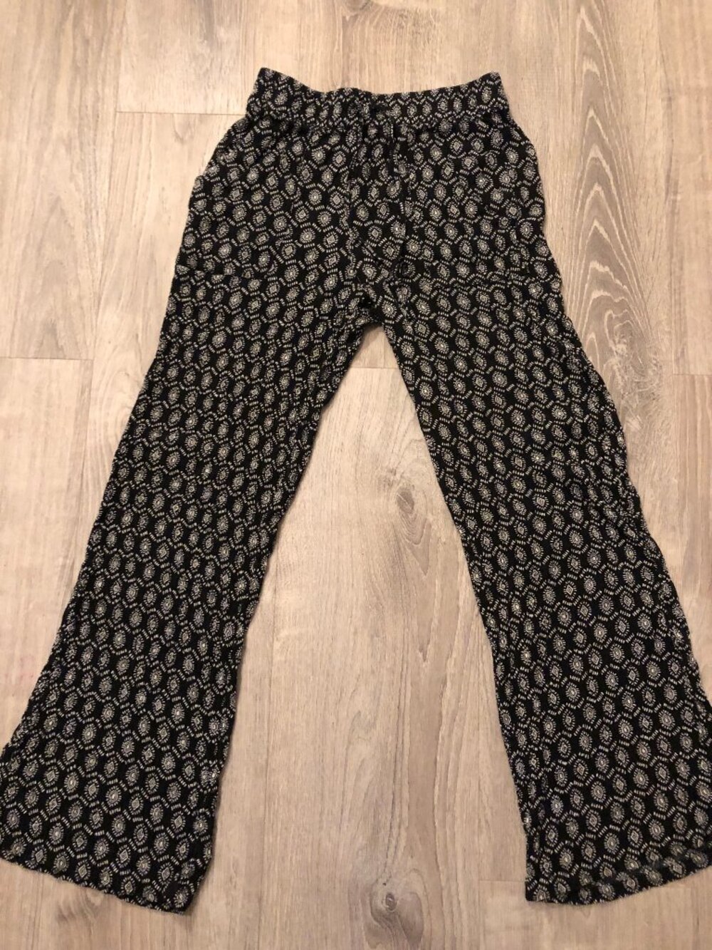Wild Sky Tribal Print Rayon Breezy Pants | Size XS